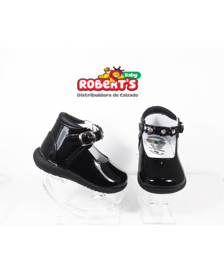 CHECOS 3000 NEGRO CHAROL 11 AL 15
