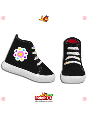 ROBERT'S J 3008 NEGRO/FLOR 11 AL 14